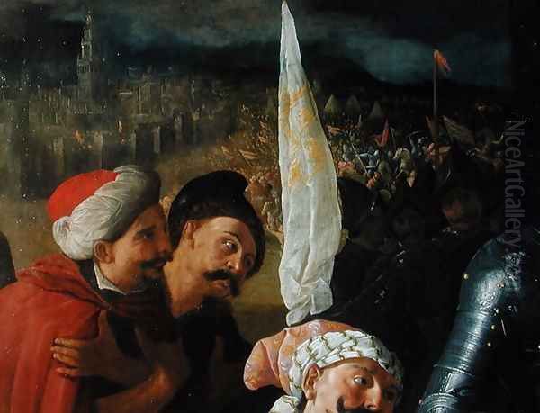 The Surrender of the Keep, 1629 (detail) 2 Oil Painting by Francisco De Zurbaran