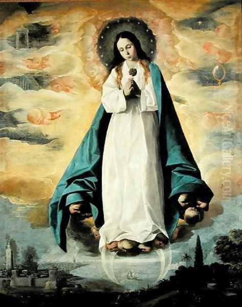 The Immaculate Conception Oil Painting by Francisco De Zurbaran