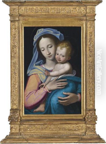 The Madonna And Child Oil Painting by Giorgio Vasari