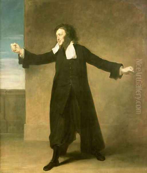 Charles Macklin (c.1697-1797) as Shylock in The Merchant of Venice by William Shakespeare at Covent Garden, 1767-68 Oil Painting by Johann Zoffany