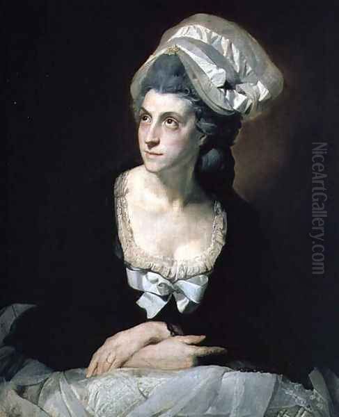 Portrait of Mary Thomas, the Artist's Wife Oil Painting by Johann Zoffany