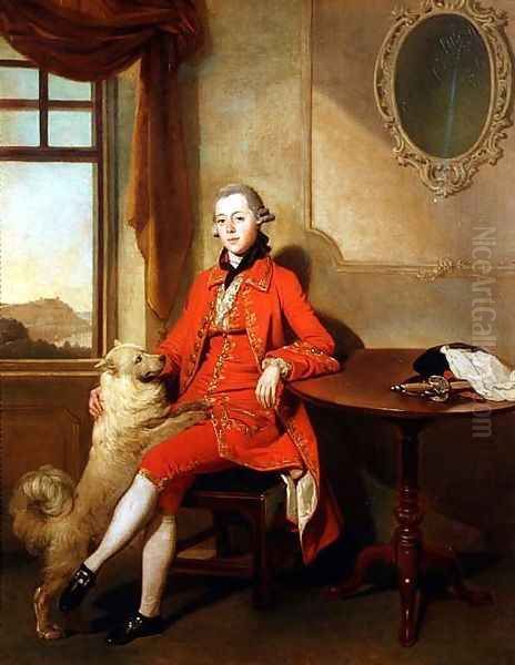 Portrait of R.H.A. Bennett Esq. of Northcourt, Beckenham, Kent Oil Painting by Johann Zoffany