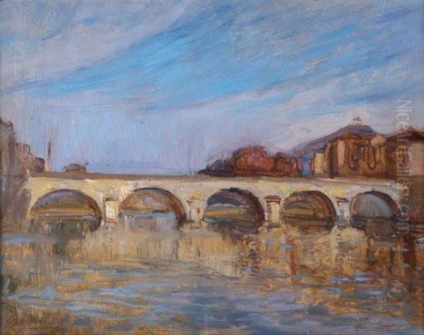 Il Ponte Oil Painting by Giulio Romano Vercelli