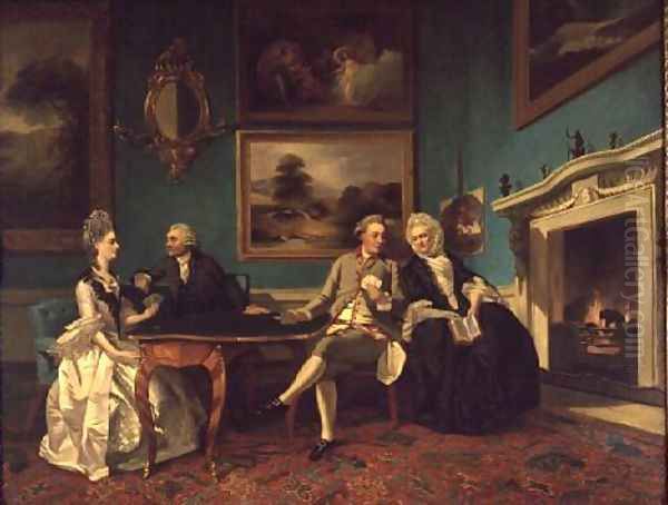 The Dutton Family Oil Painting by Johann Zoffany