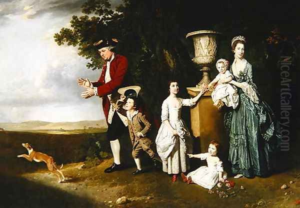 The Woodley Family Oil Painting by Johann Zoffany