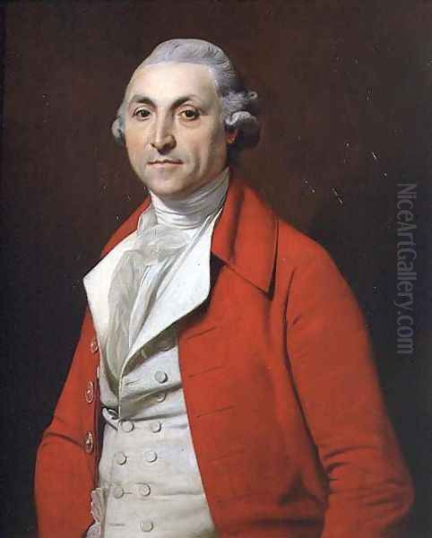 Charles Dumergue (c.1739-1814) dentist to the Royal Family Oil Painting by Johann Zoffany