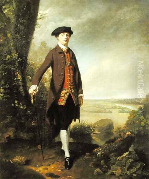 Thomas Le Blanc, c.1765-70 Oil Painting by Johann Zoffany