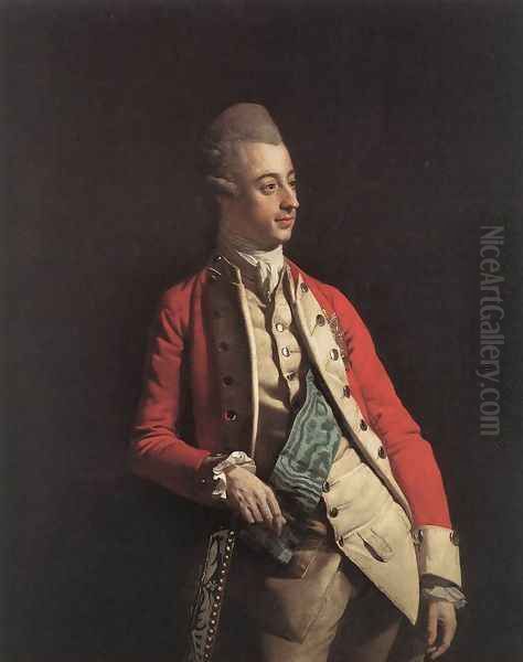 Prince Ernest Gottlob Albert of Mecklenburg-Strelitz 1772 Oil Painting by Johann Zoffany