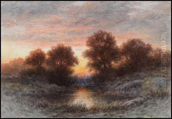 Landscape Oil Painting by Frederick Arthur Verner