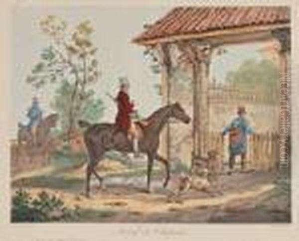 Retour Du Chasseur Oil Painting by Carle Vernet