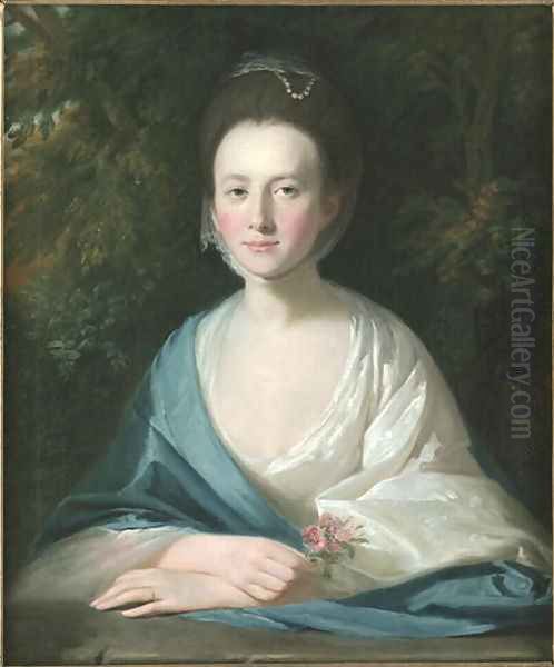 Portrait of Mrs Margaret Hippisley, c.1769 Oil Painting by Johann Zoffany