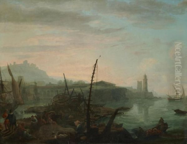 Tillskriven Oil Painting by Claude-joseph Vernet