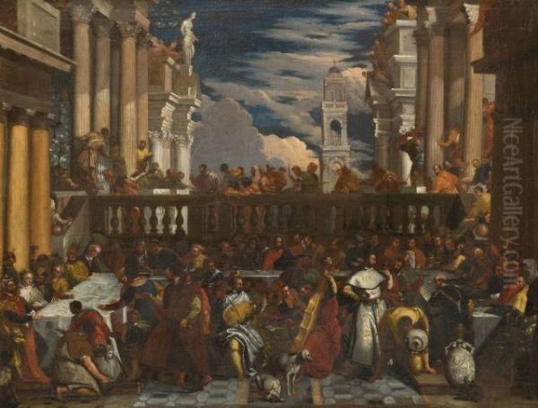 Les Noces De Cana Oil Painting by Paolo Veronese (Caliari)