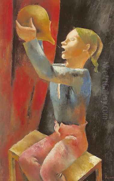 Drinking Boy Oil Painting by Eugene Zak