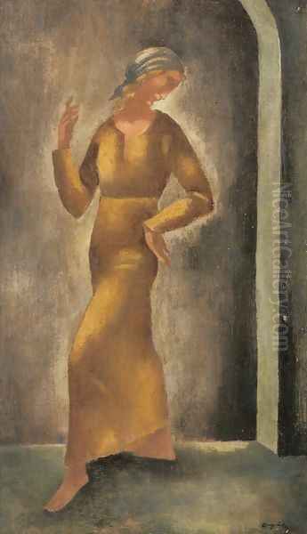 Dancing Woman Oil Painting by Eugene Zak