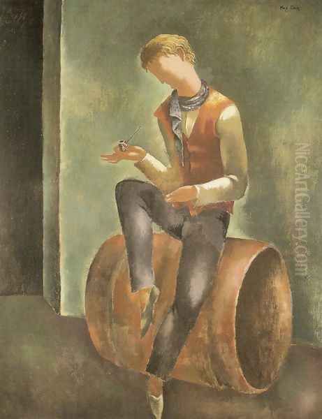 Young Man with Pipe Oil Painting by Eugene Zak