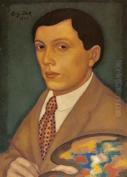 Self-Portrait Oil Painting by Eugene Zak