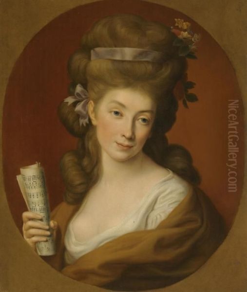 Portrait Of Elisabeta Potocka Oil Painting by Elisabeth Vigee-Lebrun