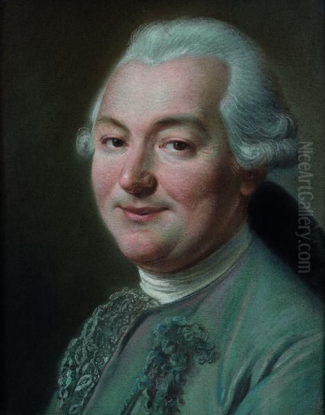 Portrait De Jean-jacques Bachelier, Maitre De L'artiste Oil Painting by Elisabeth Vigee-Lebrun