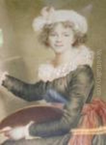 Self Portrait Oil Painting by Elisabeth Vigee-Lebrun