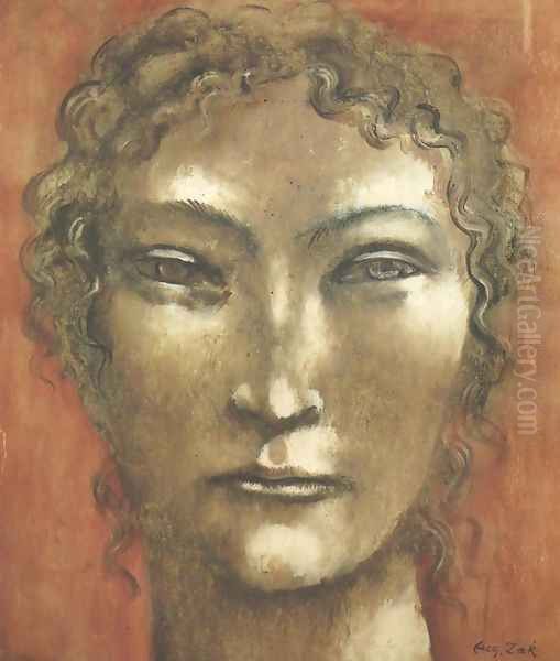 Head of a Woman 2 Oil Painting by Eugene Zak