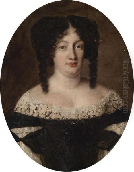 Portrait Of Maria Virginia Borghese Chigi Oil Painting by Jacob Ferdinand Voet