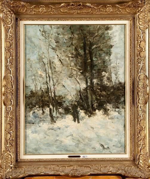 Paysage Hivernal Oil Painting by Guillaume Vogels