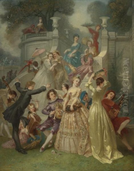 Jeunesse, Printemps De La Vie; Printemps, Jeunesse De L'annee by Andre Charles Voillemot