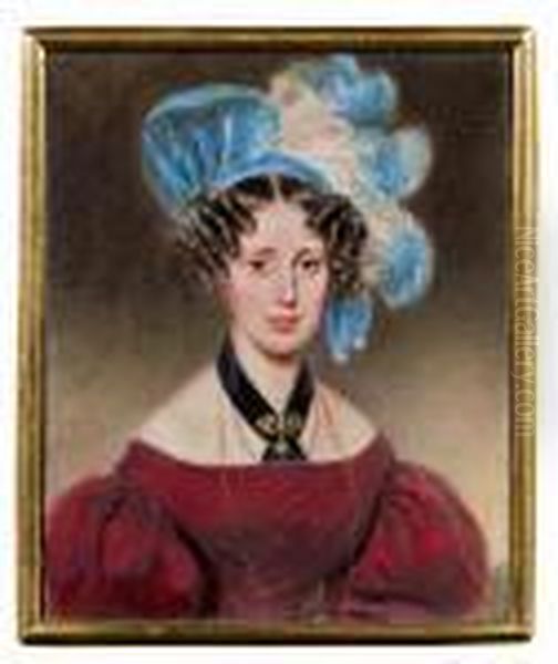 Marie Von Tennenberg Oil Painting by Alois Von Anreiter