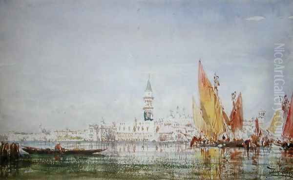 Venice Oil Painting by Felix Ziem