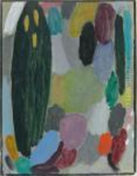 Variation: Vorfruhling - Ascona Oil Painting by Alexei Jawlensky