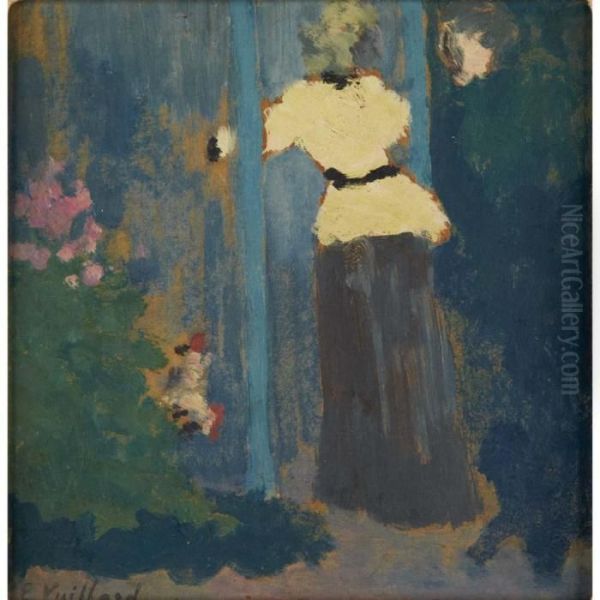 The Black Belt Oil Painting by Jean-Edouard Vuillard