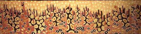 Tree Trunks Oil Painting by Vittorio Zecchin