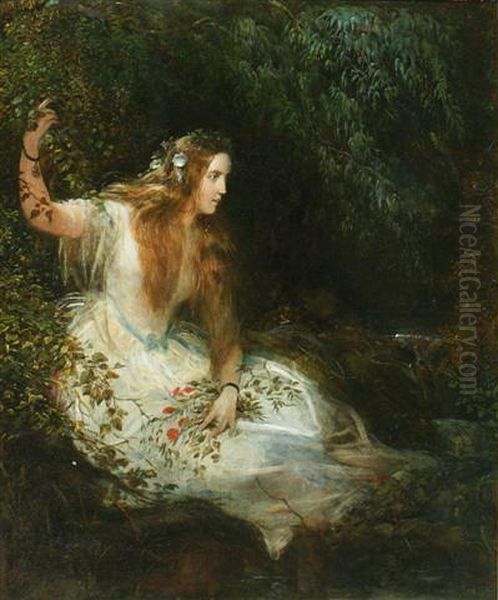 Ophelia Oil Painting by John William Waterhouse