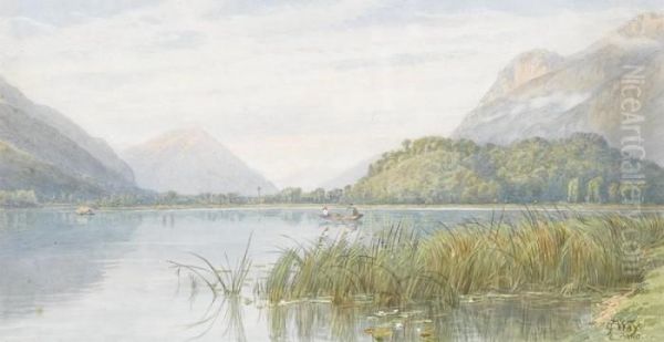 Lago Piano Oil Painting by Charles Jones Way