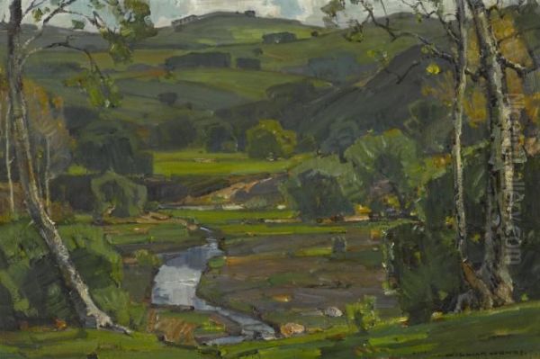 The Brook Oil Painting by William Wendt