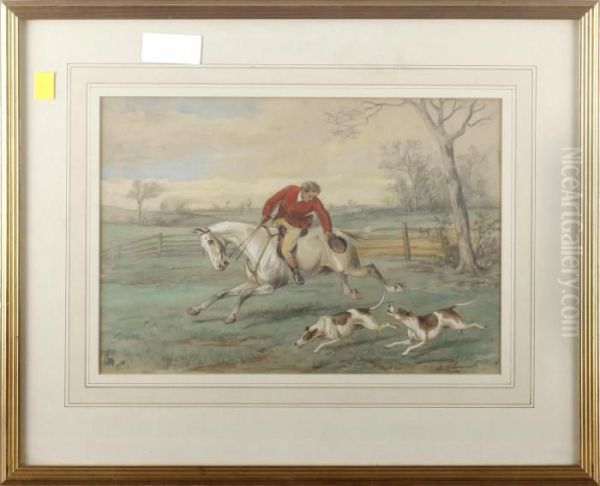 Hunting Scenes Oil Painting by William Henry Wheelwright