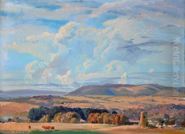  landscape, Victor Harbor  Oil Painting by George Whinnen