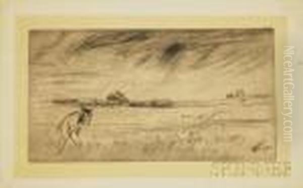 The Storm Oil Painting by James Abbott McNeill Whistler