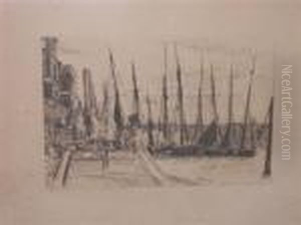 Billingsgate Oil Painting by James Abbott McNeill Whistler