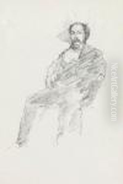 The Doctor Oil Painting by James Abbott McNeill Whistler