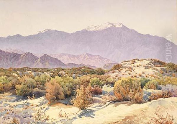 San Jacinto Oil Painting by Gunnar M. Widforss