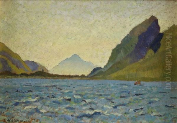 Lofoten Oil Painting by Carl Wilhelmson