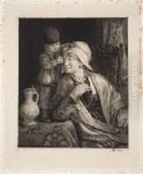 Mere Et Enfant Oil Painting by Sir David Wilkie