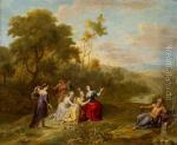 Eurydice Et Les Nymphes Oil Painting by Abraham Willemsens