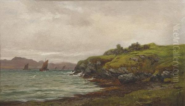 An Inlet Of The Sea, Killybegs, Donegal Oil Painting by Alexander Williams