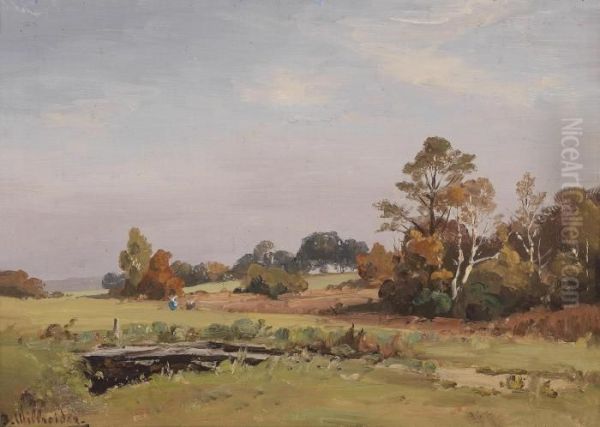 Summer Landscape Oil Painting by Josef Willroider