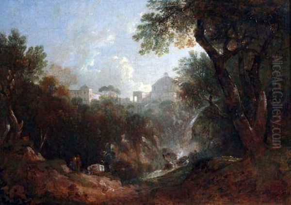 Ariccia - Italian Landscape Oil Painting by Richard Wilson