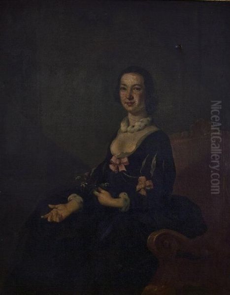 Portrait Of A Lady Oil Painting by Richard Wilson