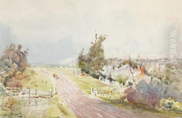 Eltham Road Oil Painting by Walter Withers